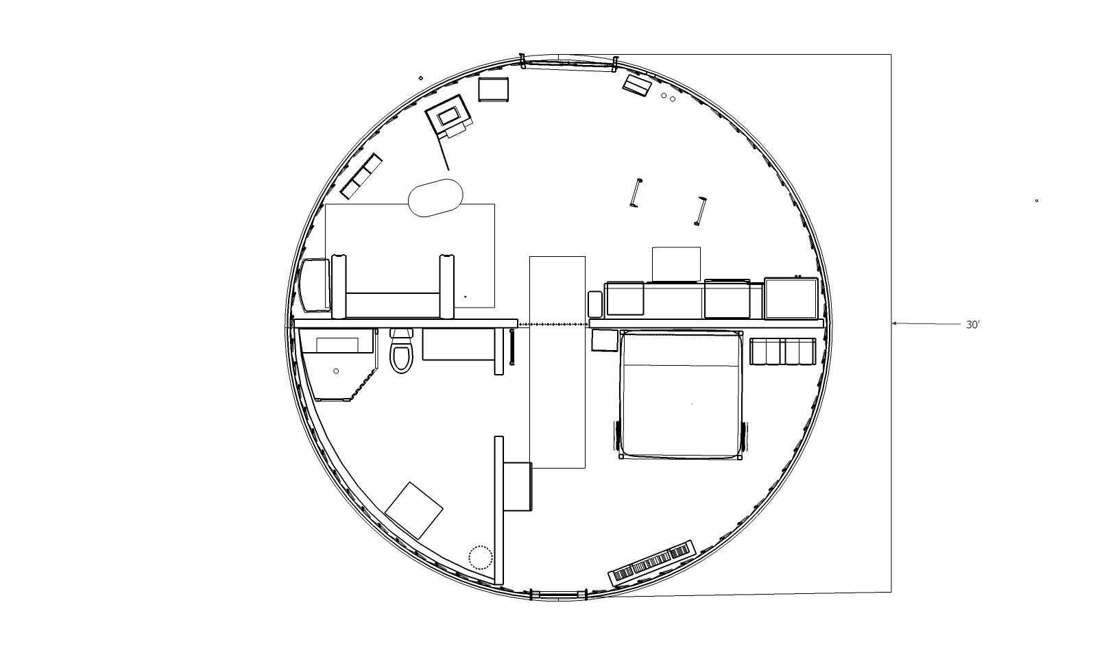Yurt CAD design
